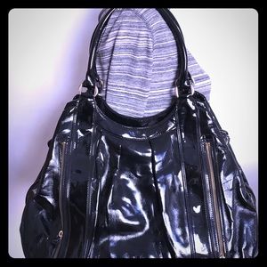 Ann Taylor Large tote with side zips